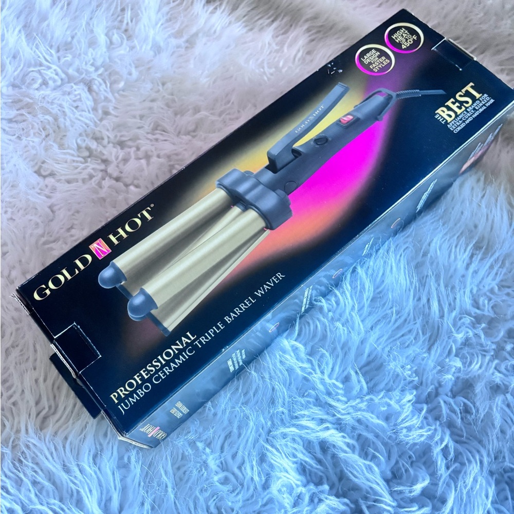 Gold 'N Hot Triple Barrel Waver